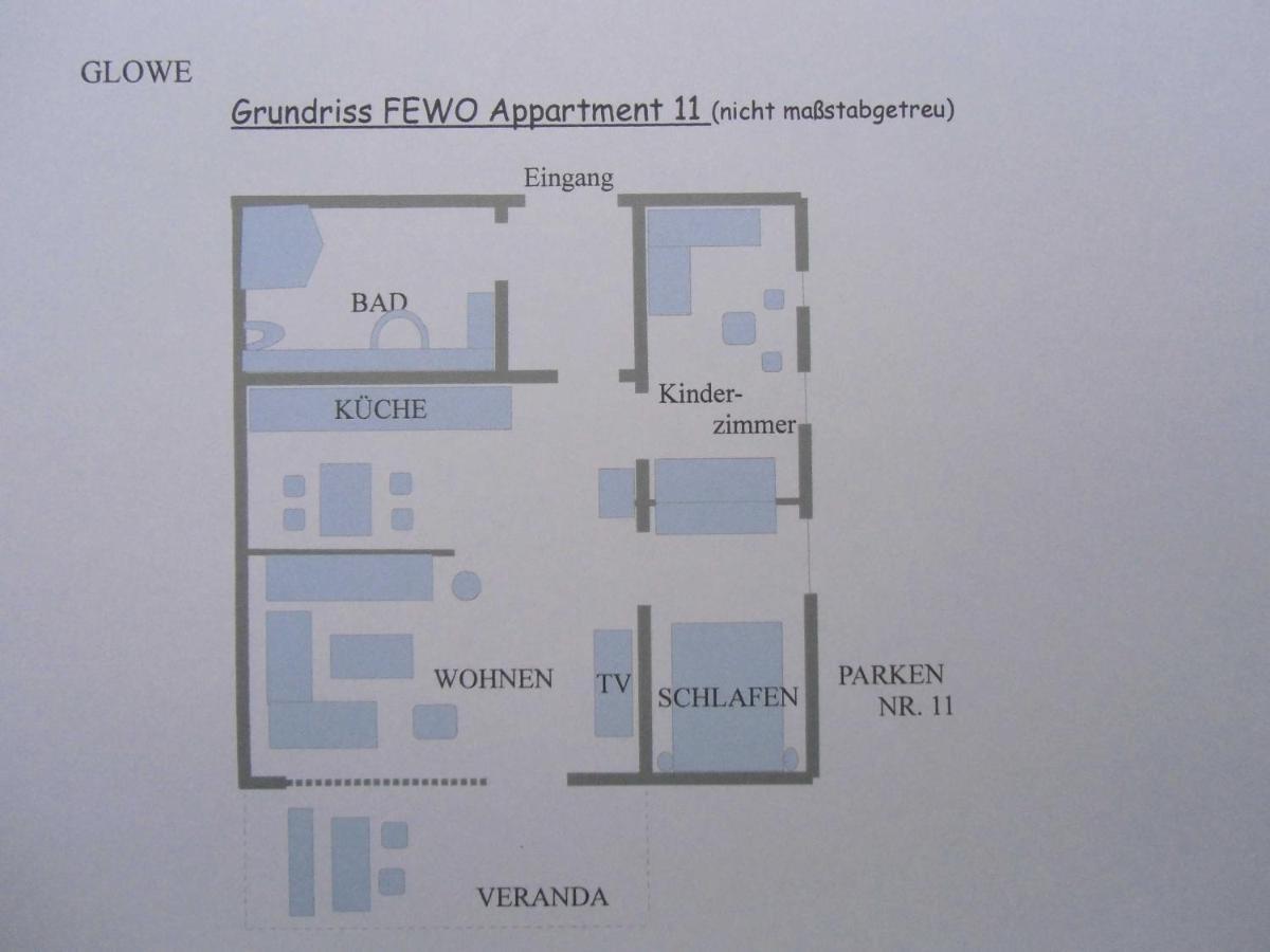 Appartment Haus Glowe - Wohnung 11 - 300 M Zum Strand Klein Gelm Экстерьер фото